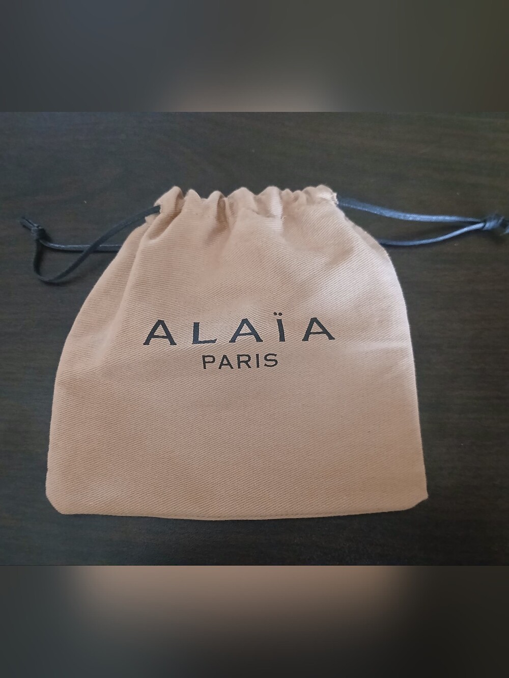 NWOT/ ALAIA small brown dustbag